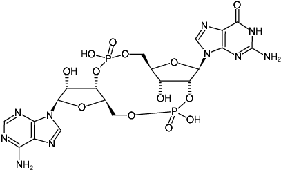 Structural formula of 2',3'-cGAMP