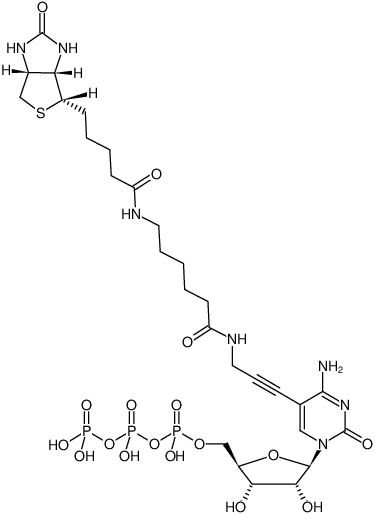 Structural formula of Biotin-11-CTP