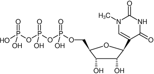 Structural formula of N<sup>1</sup>-Methylpseudo-UTP