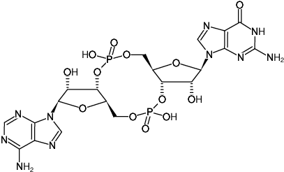 Structural formula of 3',3'-cGAMP